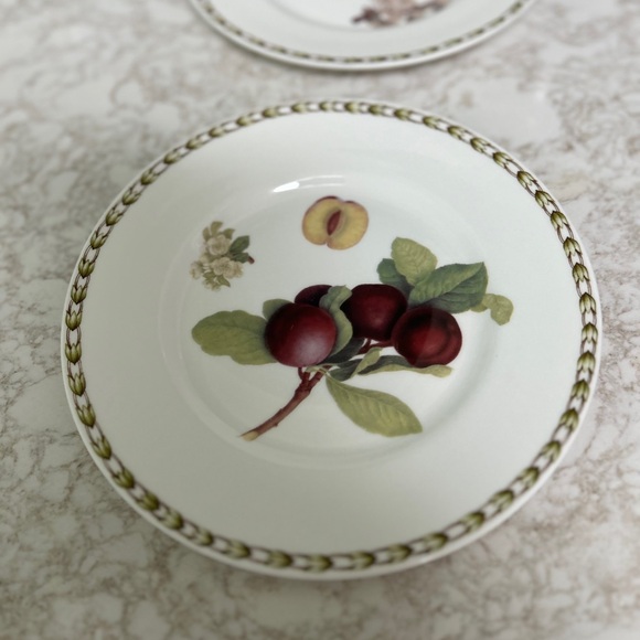 4 Queens Royal Horticultural Society Collection Salad Plates bone china England - Picture 4 of 14